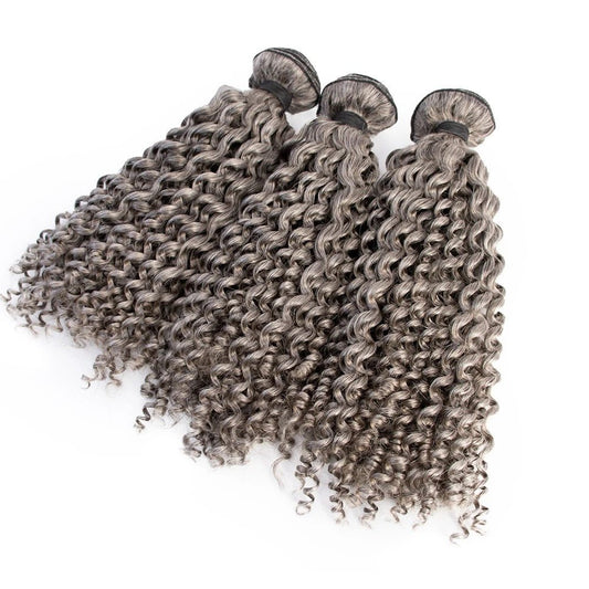Tissage Weft Gris - Kinky Curly 3B/3C
